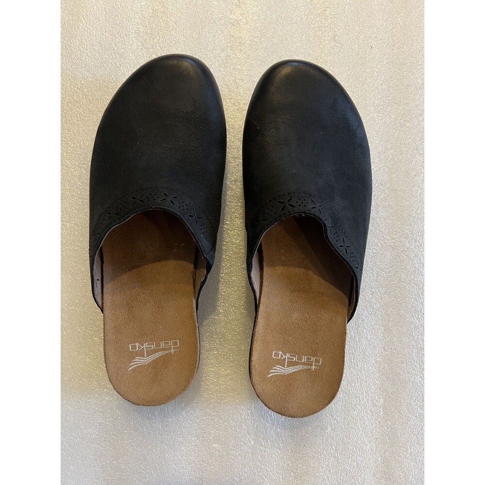 Dansco EU38 uS 7.5-8 Robbie Burnished Nubuck Comfortable Mule